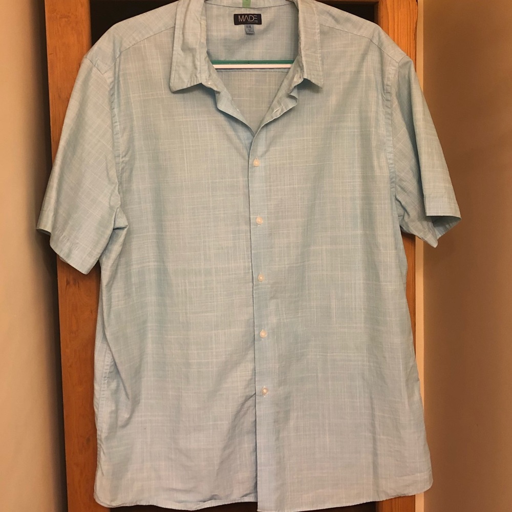 Aqua Blue Made Shirt